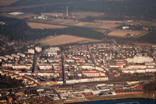 Photographie aérienne de Quartier Rheinau in Mannheim dans le département Bade-Wurtemberg, Allemagne