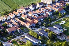 Enregistrement par drone de Sarrestr à Kandel dans le département Rhénanie-Palatinat, Allemagne