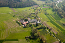 Photographie aérienne de AG Animal Welfare Horses&Co à le quartier Wöschbach in Pfinztal dans le département Bade-Wurtemberg, Allemagne