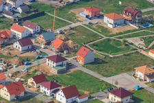 Vue aérienne de Nouveaux bâtiments sur Höhenweg à Kandel dans le département Rhénanie-Palatinat, Allemagne