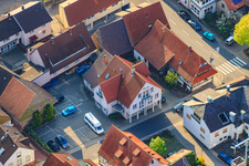 Photographie aérienne de Thomashofstr à le quartier Stupferich in Karlsruhe dans le département Bade-Wurtemberg, Allemagne
