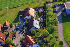 Photographie aérienne de Rue Gerbera à le quartier Stupferich in Karlsruhe dans le département Bade-Wurtemberg, Allemagne