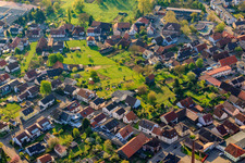 Photographie aérienne de Enzianstr à le quartier Stupferich in Karlsruhe dans le département Bade-Wurtemberg, Allemagne