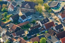 Vue aérienne de Administration locale Stupferich à le quartier Stupferich in Karlsruhe dans le département Bade-Wurtemberg, Allemagne