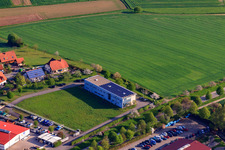 Vue aérienne de ABAS Project Management GmbH, LEITWERK AG à le quartier Stupferich in Karlsruhe dans le département Bade-Wurtemberg, Allemagne