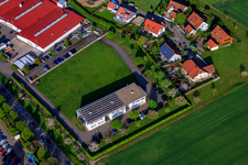 Photographie aérienne de ABAS Project Management GmbH, LEITWERK AG à le quartier Stupferich in Karlsruhe dans le département Bade-Wurtemberg, Allemagne