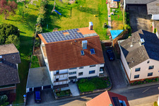 Image drone de Enzianstr à le quartier Stupferich in Karlsruhe dans le département Bade-Wurtemberg, Allemagne