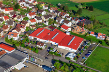 Schneider Stairs GmbH, ICON GmbH Construction d'expositions à le quartier Stupferich in Karlsruhe dans le département Bade-Wurtemberg, Allemagne d'en haut