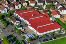 Schneider Stairs GmbH, ICON GmbH Construction d'expositions à le quartier Stupferich in Karlsruhe dans le département Bade-Wurtemberg, Allemagne hors des airs