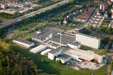 Vue aérienne de Systèmes Invora à Ettlingen dans le département Bade-Wurtemberg, Allemagne