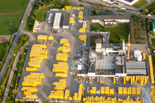 Photographie aérienne de Centre de commerce et de logistique de matériaux de construction Construction and Project Management South GmbH - Ytong kit house partner à Malsch dans le département Bade-Wurtemberg, Allemagne