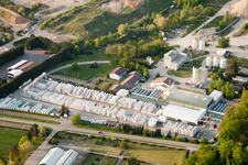 Photographie aérienne de H+H Kalksandstein GmbH à Durmersheim dans le département Bade-Wurtemberg, Allemagne