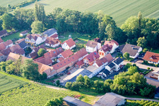 Vollmersweiler dans le département Rhénanie-Palatinat, Allemagne vu d'un drone