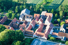Vue aérienne de Vollmersweiler dans le département Rhénanie-Palatinat, Allemagne