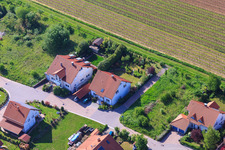 Vue aérienne de Dans la phrase à le quartier Mörzheim in Landau in der Pfalz dans le département Rhénanie-Palatinat, Allemagne
