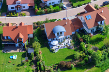 Photographie aérienne de Dans le champ de pois à le quartier Mörzheim in Landau in der Pfalz dans le département Rhénanie-Palatinat, Allemagne