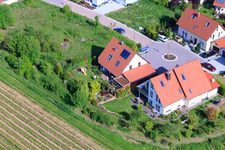 Dans la phrase à le quartier Mörzheim in Landau in der Pfalz dans le département Rhénanie-Palatinat, Allemagne vu d'un drone