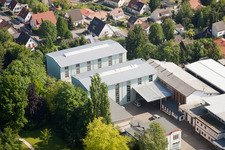 Vue aérienne de Wollmesheimer Höhe, WICKERT Maschinenbau GmbH à Landau in der Pfalz dans le département Rhénanie-Palatinat, Allemagne