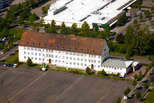 Vue oblique de Quartier Queichheim in Landau in der Pfalz dans le département Rhénanie-Palatinat, Allemagne