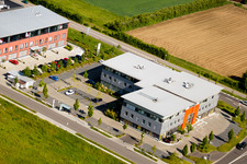 Quartier Queichheim in Landau in der Pfalz dans le département Rhénanie-Palatinat, Allemagne vue d'en haut