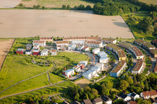 Vue oblique de Quartier Hohenwettersbach in Karlsruhe dans le département Bade-Wurtemberg, Allemagne