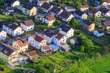 Photographie aérienne de Rue Gerbera à le quartier Stupferich in Karlsruhe dans le département Bade-Wurtemberg, Allemagne