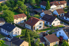 Quartier Stupferich in Karlsruhe dans le département Bade-Wurtemberg, Allemagne vue d'en haut
