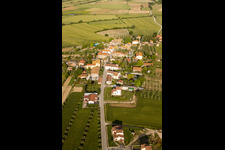 Vue aérienne de Fratticciola dans le département Toscane, Italie