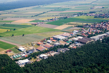 Vue aérienne de Zone industrielle W à Hatzenbühl dans le département Rhénanie-Palatinat, Allemagne