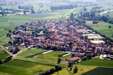 Image drone de Neupotz dans le département Rhénanie-Palatinat, Allemagne