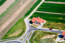 Nouvelle zone de développement Hardtwald à le quartier Hardtwald in Neupotz dans le département Rhénanie-Palatinat, Allemagne hors des airs