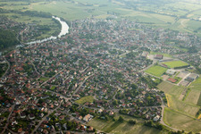 Photographie aérienne de La Wantzenau dans le département Bas Rhin, France