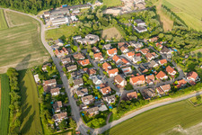 Vue oblique de Village - Vue à le quartier Linx in Rheinau dans le département Bade-Wurtemberg, Allemagne