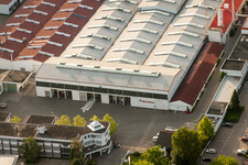 Photographie aérienne de Locaux de l'usine WeberHaus GmbH & Co. KG à le quartier Linx in Rheinau dans le département Bade-Wurtemberg, Allemagne