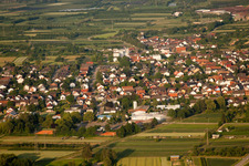 Vue d'oiseau de Quartier Urloffen in Appenweier dans le département Bade-Wurtemberg, Allemagne