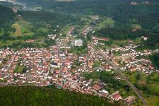 Image drone de Dahn dans le département Rhénanie-Palatinat, Allemagne