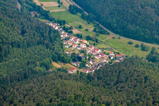 Quartier Salzwoog in Lemberg dans le département Rhénanie-Palatinat, Allemagne d'en haut