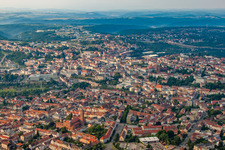 Pirmasens dans le département Rhénanie-Palatinat, Allemagne du point de vue du drone