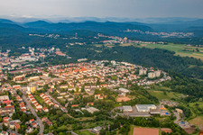 Pirmasens dans le département Rhénanie-Palatinat, Allemagne vu d'un drone