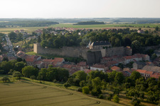 Photographie aérienne de Rodemack dans le département Moselle, France