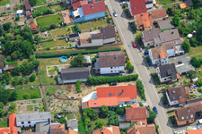 Waldstr à Kandel dans le département Rhénanie-Palatinat, Allemagne vu d'un drone