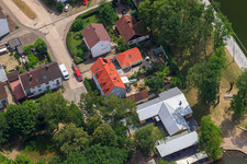 Elsässerstr à Kandel dans le département Rhénanie-Palatinat, Allemagne vu d'un drone