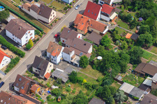 Vue oblique de Waldstr à Kandel dans le département Rhénanie-Palatinat, Allemagne