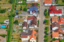 Vue aérienne de Haardtstr à Kandel dans le département Rhénanie-Palatinat, Allemagne