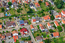 Haardtstr à Kandel dans le département Rhénanie-Palatinat, Allemagne d'en haut