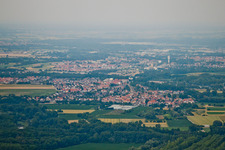 Vue aérienne de Quartier Sondernheim in Germersheim dans le département Rhénanie-Palatinat, Allemagne
