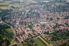 Vue oblique de Quartier Kirchheim in Heidelberg dans le département Bade-Wurtemberg, Allemagne