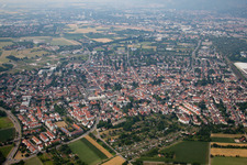 Quartier Kirchheim in Heidelberg dans le département Bade-Wurtemberg, Allemagne d'en haut