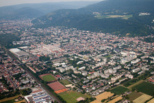 Quartier Rohrbach in Heidelberg dans le département Bade-Wurtemberg, Allemagne vue du ciel