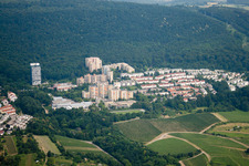 HD-Emmertsgrund à le quartier Emmertsgrund in Heidelberg dans le département Bade-Wurtemberg, Allemagne vue du ciel